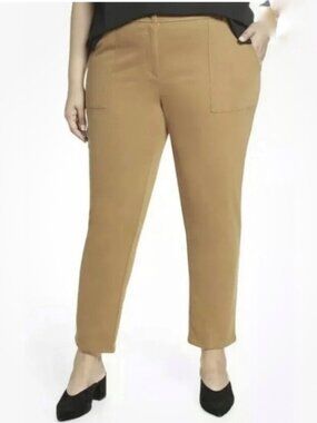 Eileen Fisher Organic Cotton Stretch Slim Pant